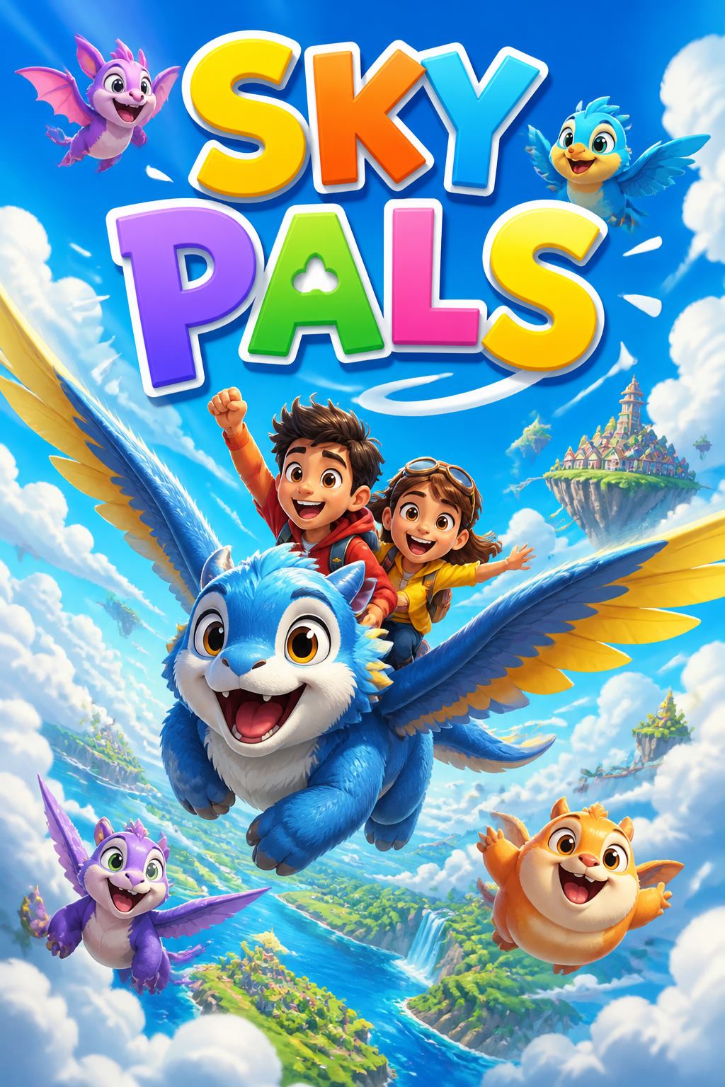 Sky Pals family poster